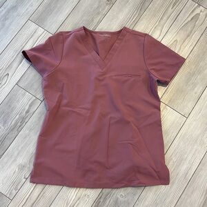 Mauve Mandala Scrub Top (S)